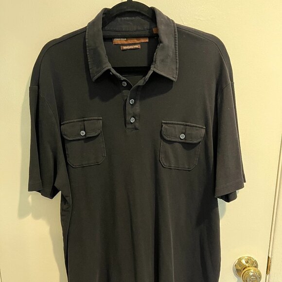 Perry Ellis Other - Perry Ellis Black 100% Pima Cotton Polo, Size XL